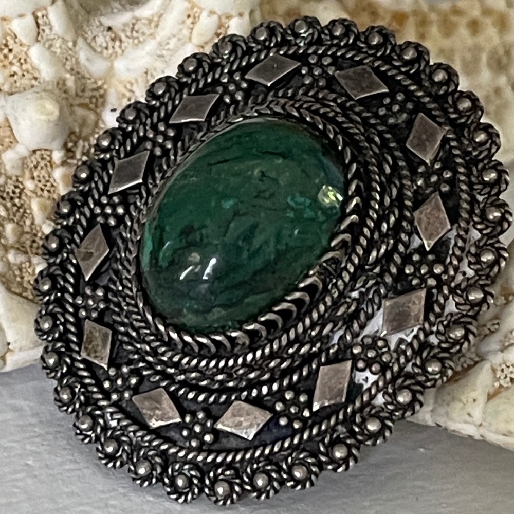 Vintage sterling brooch pendant